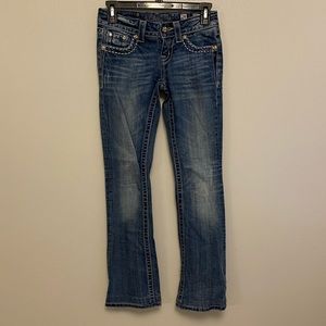 Miss me bootcut Fleur De lis jeans